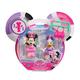 Just Play Disney Junior Minnie Mouse bewegliche Sammelfiguren Spielset mit Tasche und Stange 2-Pack Minnie Mouse und Daisy Duck Ballerina-Set 5cm, ab 3 Jahren