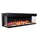 Endeavour Fires 78''/2030mm Rosedale 3D Media Wall Inset Electric Fireplace with Multi Flame Colours Log & Crystal Set, 7day Programmable Remote Control 1&2kW