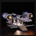 LED Light Kit for Lego 75292 Star Wars The Razor Crest Mandalorian Starship, COOLDAC USB Connecting Lighting Set Compatible with Lego 75292 (Lights Only, No Lego Models)