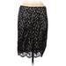 White House Black Market Casual Skirt: Black Bottoms - Women's Size 8