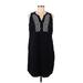 Old Navy Casual Dress - Shift: Black Print Dresses - Women's Size Medium