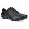 Schnürschuh GEOX "UOMO SYMBOL", Herren, Gr. 46, schwarz, Leder, elegant, Schuhe, mit GEOX Spezial Membrane, Freizeitschuh, Halbschuh, Schnürschuh