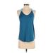 Nike Active Tank Top: Blue Activewear - Women's Size Small