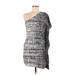 Game Day by Chloe Cocktail Dress: Gray Dresses - Women's Size Medium