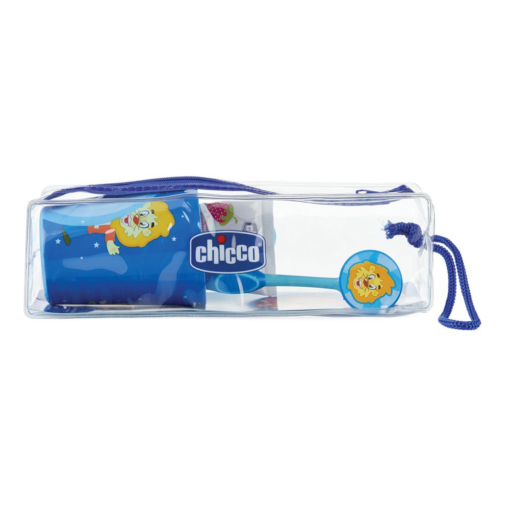 Chicco Set Igiene Orale Bambino Spazzolino + Dentifricio 1 pz
