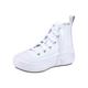 Sneaker CONVERSE "CHUCK TAYLOR ALL STAR PLATFORM MOVE LEATHER" Gr. 34, weiß (weiß, weiß) Schuhe Jungen