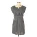 Guess Casual Dress - Shift: Gray Solid Dresses - Women's Size 9