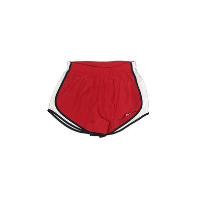 Nike Shorts: Red Solid Bottoms - Women's Size Medium - Stonewash