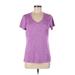 Under Armour Active T-Shirt: Purple Activewear - Women's Size Medium