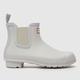 HUNTER BOOTS original chelsea boots in grey