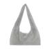 Armpit Embellished Mesh Tote Bag