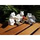 Paint Your Own Dinosaur Set of 3 Kit, Jurassic Animal Ceramic Bisque Figures, Eco Friendly, DIY Ceramic Craft Kit With Paints, Crafter Gift