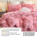 Luxury Shaggy Faux Fur Duvet Cover Set