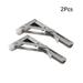 2Pcs 12" Wall Mounted Folding Triangle Shelf Brackets