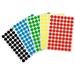 2100 Pcs Round Color Coding 19 mm Dot Labels Coding Labels Label Circle Stickers 70 Labels per Sheet Print or Write for School Office Home