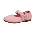 Girl Shoes Small Leather Shoes Single Shoes Children Dance Shoes Girls Performance Shoes Pink 4 Years-4.5 Years