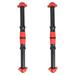 2pcs 40cm Dumbbell Bars Dumbbell Handles Weight Lifting Spinlock Collar Set with 4pcs Nuts for Gym Barbells Dumbbell Bars Strength Training (Random Color)