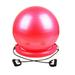 Ball Chair Yoga Ball Chair Exercise Ball Chair with Base & Bands for Home Gym Workout Ball for Abs Stability Ball & Balance Ball Seat to Relieve Back Pain