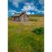 Isolated stone cottage weathers storms along the Wild Atlantic Way-County Mayo-Ireland. Poster Print - Betty Sederquist (18 x 24)