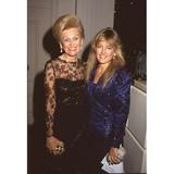 Barbara Davis In Black Lace Dress With Woman In Blue Sequin Suit Photo Print (16 x 20) - Item # CPA4123