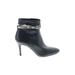 Essex Lane Ankle Boots: Black Solid Shoes - Women's Size 8 1/2 - Almond Toe