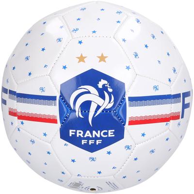 Frankreich FFF Fußball – Weiß/Himmel – Größe 5 Image