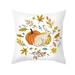 Dtydtpe Fall Pillow Covers Thanksgiving Pumpkin Sunflower Pillowcase Sofa Cushion Pillowcase