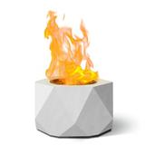Alcohol fireplace - Ethanol Fire stove Mini Personal Fireplace for Indoor & Garden - Bio Ethanol Fuel - Geometry