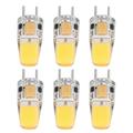 6pcs Light Bulbs Night Light Bulb Gy6.35 Bulb 5w Night Light Bulb Ac Dc12v Cob Light Bulb Energy Saving Silicone Ceiling Lamp Bulb for Living Room Small Light Bulb Silicone