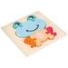 Baofu Gift Wooden Animals Puzzle Toy For Toddler Ages 1-6 Number Puzzles Boy Girl Gift 2pcs