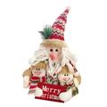 Office figurines Christmas Stuffed Plush Doll Bedroom Office Decor Family Kids Toy Holiday Party for Kids Adults Plush Doll Stuffed Animal Toy Room Decoration Christmas Figurine Living Santa