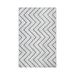 5 x 7 ft. Ivory Waves Stain Resistant Indoor & Outdoor Rectangle Area Rug - Ivory - 5 x 7 ft.