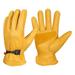 Womens Gardening Weeding Working Gloves Leather Garden Glove for Women Thorn Proof No Stab for Digging Planting Pruning