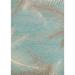 Dream Decor Rugs Samantha Coconut Creek Soft Blue-Green-Beige Indoor/Outdoor Rug - 2 x 3 7