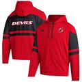 Men's adidas Red New Jersey Devils Full-Zip Hoodie