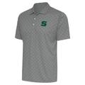 Men's Antigua Steel Slippery Rock Pride Spark Polo