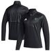 Men's adidas Black South Florida Bulls Sideline Woven Quarter-Zip Pullover Top