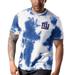 Men's MSX by Michael Strahan Royal New York Giants Freestyle Tie-Dye T-Shirt