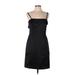 BCBG Paris Casual Dress - Party Square Sleeveless: Black Solid Dresses - Women's Size 10