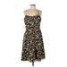 Danny & Nicole Casual Dress: Brown Dresses - Women's Size 12