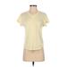 Columbia Active T-Shirt: Yellow Activewear - Women's Size X-Small