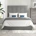 Brayden Studio® Handley Tufted Low Profile Standard Bed Revolution Performance Fabrics®/Upholstered in Gray | Queen | Wayfair