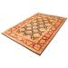 Brown/Orange 207 x 144 W in Rug - ECARPETGALLERY Finest Agra Jaipur Black Rug 12"0" X 17"3" Wool | 207 H x 144 W in | Wayfair 373787