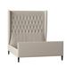 Kristin Drohan Collection Charlene Tufted Upholstered Standard Bed Upholstered, Leather in White | 78 H x 71 W x 88 D in | Wayfair