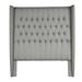 Kristin Drohan Collection Charlene Upholstered Wingback Headboard Linen | 78 H x 87 W x 11 D in | Wayfair CHARLENE_HDBRD_K_LNHP_DCHR