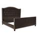 Kristin Drohan Collection Charles Platform Bed Wood in Brown | 70 H x 87 W x 90 D in | Wayfair CHARLES_PLATBASE_K_LNIV_NONE