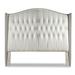 Kristin Drohan Collection Charles Upholstered Wingback Headboard Cotton in Blue | 70 H x 87 W x 11 D in | Wayfair CHARLES_HDBRD_K_CVCLY_.5BK