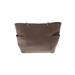 Calvin Klein Leather Shoulder Bag: Pebbled Brown Solid Bags