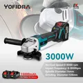 Yofidra-Meuleuse d'angle électrique sans balais 3000W 125mm 4 vitesses pour batterie Makita 18V