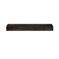 Birch Lane™ Seyon Oak Solid Wood Shelf Wood in Black | 3" H x 29" W x 8" D | Wayfair 2EED0971833D4F3797782E3CA1F3D7DA